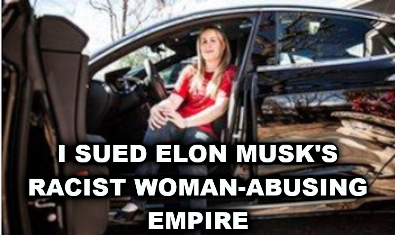 ELON MUSK IS A RACIST AND AN SEXIST
Keywords: Rare Earth Mines Of Afghanistan, New America Foundation Corruption, Obama, Obama Campaign Finance, Obama FEC violations, Palo Alto Mafia, Paypal Mafia, Pelosi Corruption, Political bribes, Political Insider,  Eric Schmidts Sex Penthouse, SEC Investigation