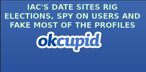 OK CUPID MANIPULATES ELECTIONS
Keywords: Rare Earth Mines Of Afghanistan, New America Foundation Corruption, Obama, Obama Campaign Finance, Obama FEC violations, Palo Alto Mafia, Paypal Mafia, Pelosi Corruption, Political bribes, Political Insider,  Eric Schmidts Sex Penthouse, SEC Investigation