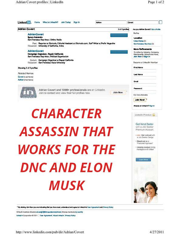 GAWKER-MEDIA-RAN-THE-HIT-JOBS-.linkedin-pdf
Keywords: Rare Earth Mines Of Afghanistan, New America Foundation Corruption, Obama, Obama Campaign Finance, Obama FEC violations, Palo Alto Mafia, Paypal Mafia, Pelosi Corruption, Political bribes, Political Insider,  Eric Schmidts Sex Penthouse, SEC Investigation