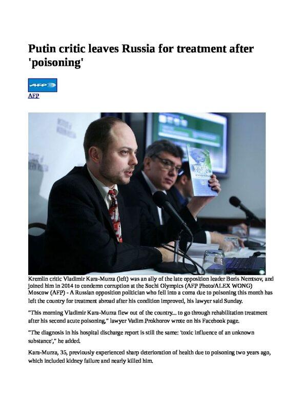 POLITICAL-REPRISAL-ATTACKS-ON-THE-PUBLIC_-Putin-critic-leaves-Russia-for-treatment-after-poisoning-pdf
Keywords: Rare Earth Mines Of Afghanistan, New America Foundation Corruption, Obama, Obama Campaign Finance, Obama FEC violations, Palo Alto Mafia, Paypal Mafia, Pelosi Corruption, Political bribes, Political Insider,  Eric Schmidts Sex Penthouse, SEC Investigation