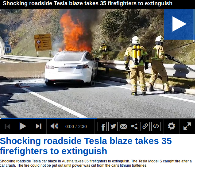 DEADLY TESLA LITHIUM ION FIRES ELON MUSK IS A CROOK AND SCAMMER
Keywords: Rare Earth Mines Of Afghanistan, New America Foundation Corruption, Obama, Obama Campaign Finance, Obama FEC violations, Palo Alto Mafia, Paypal Mafia, Pelosi Corruption, Political bribes, Political Insider,  Eric Schmidts Sex Penthouse, SEC Investigation