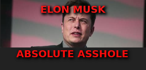 ELON MUSK ABSOLUTE ASSHOLE Elon Musk Corruption And Crappy Engineering Make Tesla Cars So Unsafe 
Keywords: Rare Earth Mines Of Afghanistan, New America Foundation Corruption, Obama, Obama Campaign Finance, Obama FEC violations, Palo Alto Mafia, Paypal Mafia, Pelosi Corruption, Political bribes, Political Insider,  Eric Schmidts Sex Penthouse, SEC Investigation