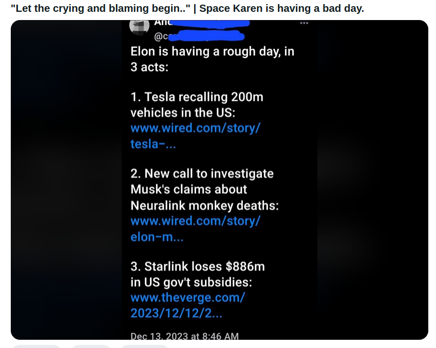 ELON MUSK IS AN ASSHOLE 4578
Keywords: Rare Earth Mines Of Afghanistan, New America Foundation Corruption, Obama, Obama Campaign Finance, Obama FEC violations, Palo Alto Mafia, Paypal Mafia, Pelosi Corruption, Political bribes, Political Insider,  Eric Schmidts Sex Penthouse, SEC Investigation