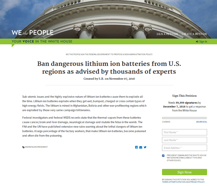 ELON MUSK LITHIUM ION BATTERIES BLOW UP IF THEY GET WET - TESLA SAFETY COVERUP
Keywords: Rare Earth Mines Of Afghanistan, New America Foundation Corruption, Obama, Obama Campaign Finance, Obama FEC violations, Palo Alto Mafia, Paypal Mafia, Pelosi Corruption, Political bribes, Political Insider,  Eric Schmidts Sex Penthouse, SEC Investigation