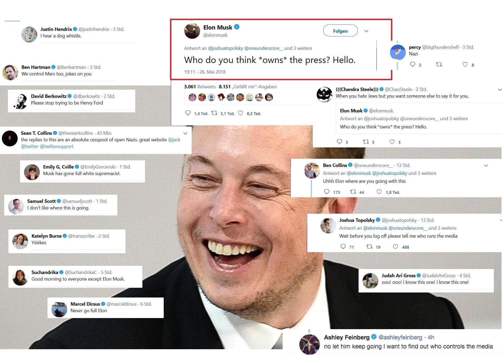 ELON_VS_THE_JEWS ELON MUSK IS A CROOK AND SCAMMER
Keywords: Rare Earth Mines Of Afghanistan, New America Foundation Corruption, Obama, Obama Campaign Finance, Obama FEC violations, Palo Alto Mafia, Paypal Mafia, Pelosi Corruption, Political bribes, Political Insider,  Eric Schmidts Sex Penthouse, SEC Investigation