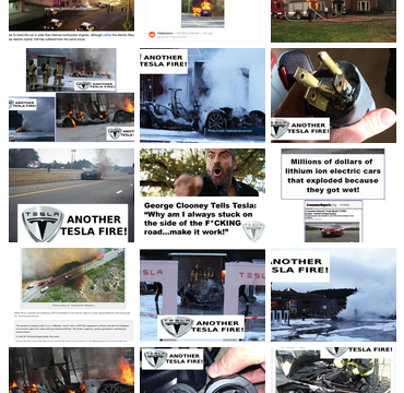 TESLA-FIRES2-Elon-Musk-Corruption-And-Crappy-Engineering-Make-Tesla-Cars-So-Unsafe-1-1-370x360
Keywords: Rare Earth Mines Of Afghanistan, New America Foundation Corruption, Obama, Obama Campaign Finance, Obama FEC violations, Palo Alto Mafia, Paypal Mafia, Pelosi Corruption, Political bribes, Political Insider,  Eric Schmidts Sex Penthouse, SEC Investigation