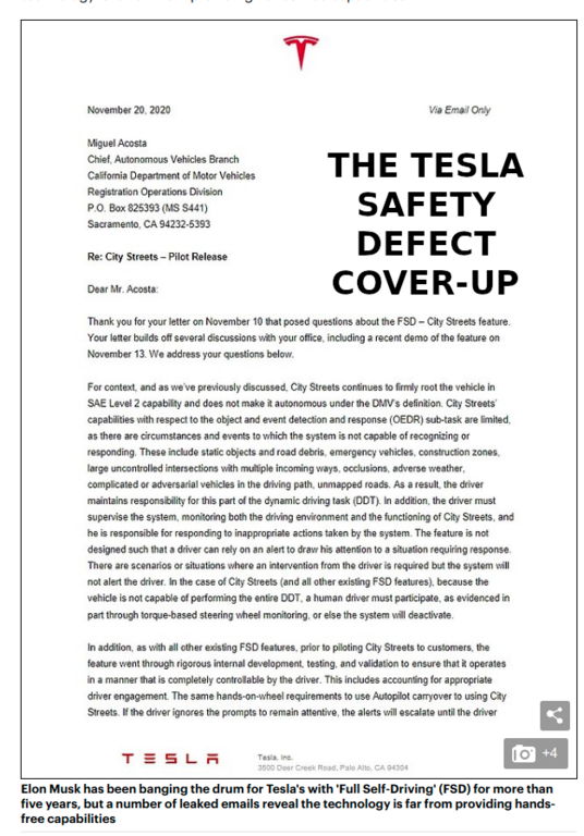 TESLA LIES ABOUT CRASH SAFETY
Keywords: Rare Earth Mines Of Afghanistan, New America Foundation Corruption, Obama, Obama Campaign Finance, Obama FEC violations, Palo Alto Mafia, Paypal Mafia, Pelosi Corruption, Political bribes, Political Insider,  Eric Schmidts Sex Penthouse, SEC Investigation