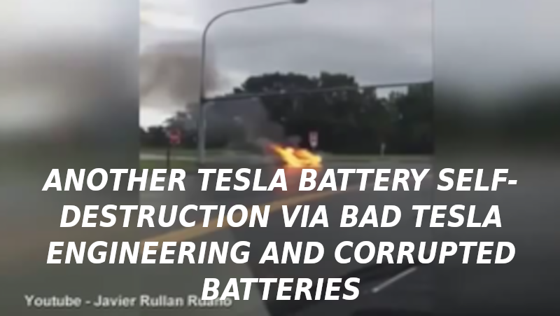 Video-Of-Tesla-Model-S-On-Fire-Takes-Down-Tesla-Stock
Keywords: Rare Earth Mines Of Afghanistan, New America Foundation Corruption, Obama, Obama Campaign Finance, Obama FEC violations, Palo Alto Mafia, Paypal Mafia, Pelosi Corruption, Political bribes, Political Insider,  Eric Schmidts Sex Penthouse, SEC Investigation