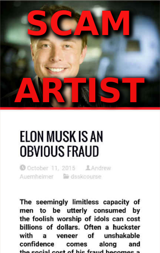 elon musk fraud hhhh ELON MUSK IS A CROOK AND SCAMMER
Keywords: Rare Earth Mines Of Afghanistan, New America Foundation Corruption, Obama, Obama Campaign Finance, Obama FEC violations, Palo Alto Mafia, Paypal Mafia, Pelosi Corruption, Political bribes, Political Insider,  Eric Schmidts Sex Penthouse, SEC Investigation