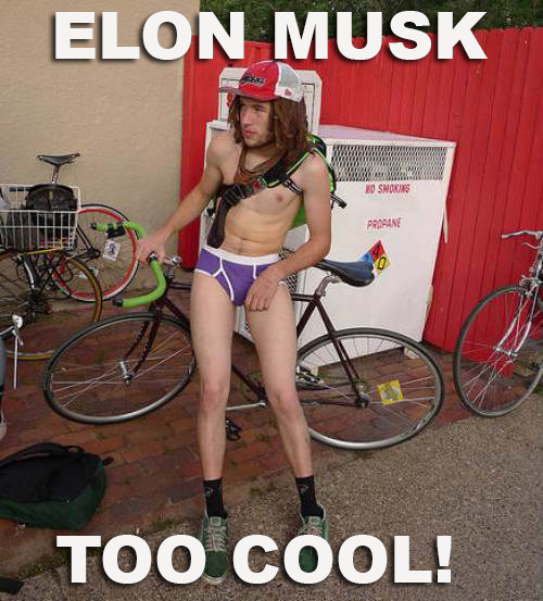 hipster_douchebags_ELON-MUSK Elon Musk Corruption And Crappy Engineering Make Tesla Cars So Unsafe 
Keywords: Rare Earth Mines Of Afghanistan, New America Foundation Corruption, Obama, Obama Campaign Finance, Obama FEC violations, Palo Alto Mafia, Paypal Mafia, Pelosi Corruption, Political bribes, Political Insider,  Eric Schmidts Sex Penthouse, SEC Investigation