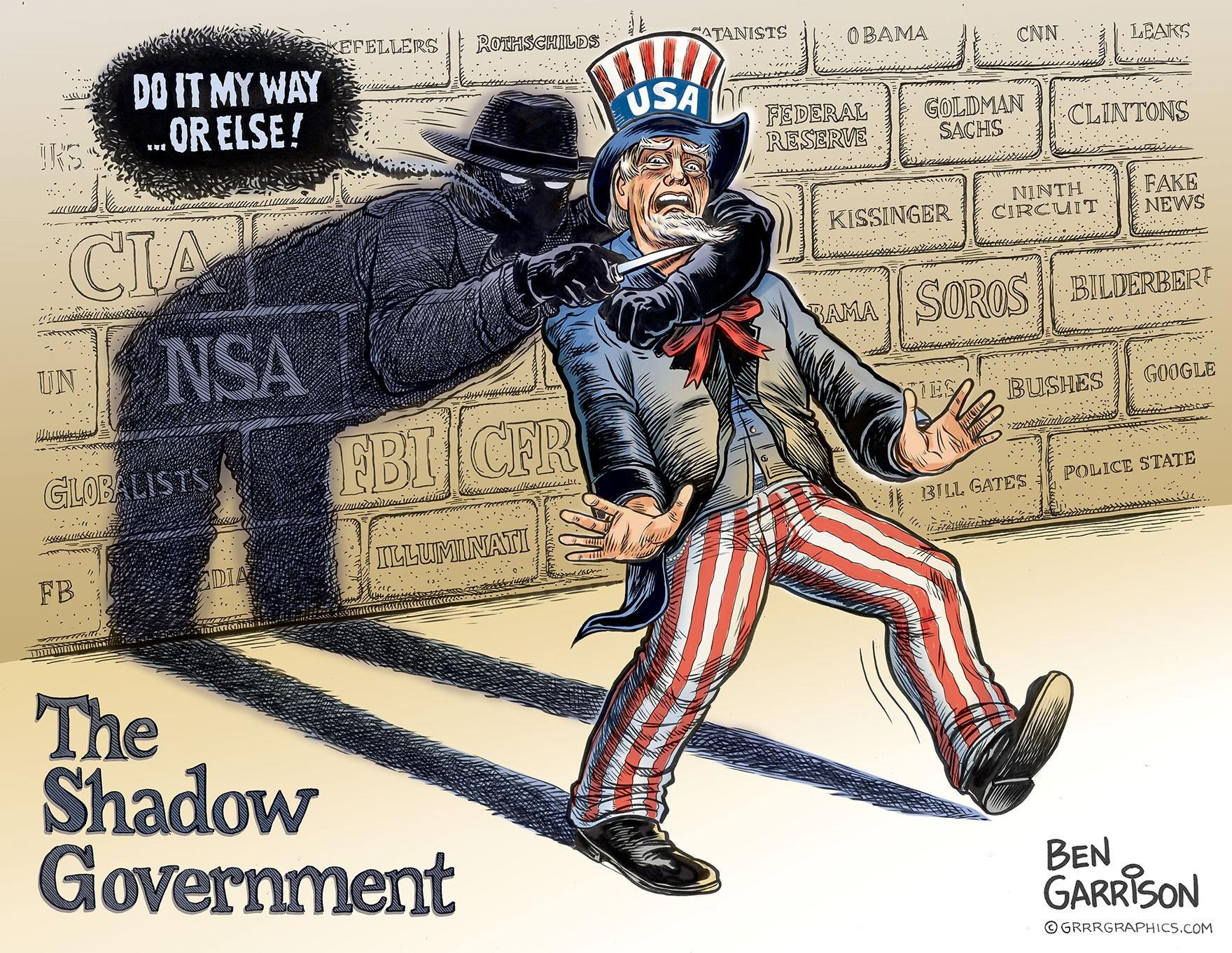 shadow_government_ben_garrison  Silicon Valley Tech Oligarchs And Their Operatives ARE The Deep State
Keywords: Rare Earth Mines Of Afghanistan, New America Foundation Corruption, Obama, Obama Campaign Finance, Obama FEC violations, Palo Alto Mafia, Paypal Mafia, Pelosi Corruption, Political bribes, Political Insider,  Eric Schmidts Sex Penthouse, SEC Investigation